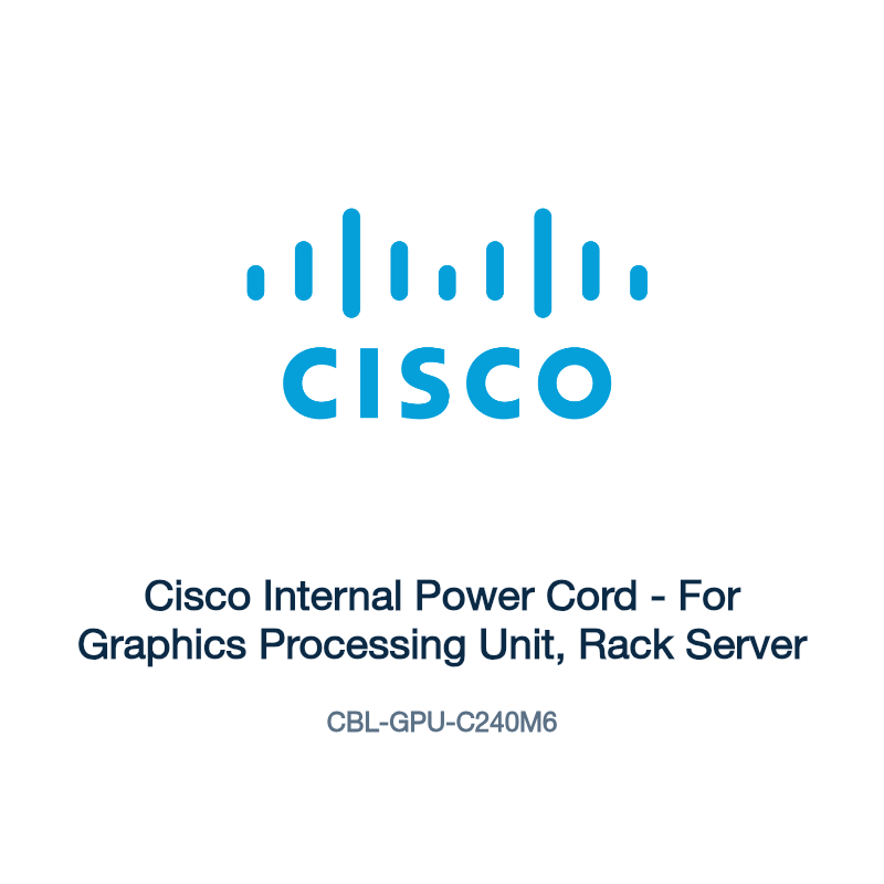 CBL-GPU-C240M6: Cisco Internal Power Cord