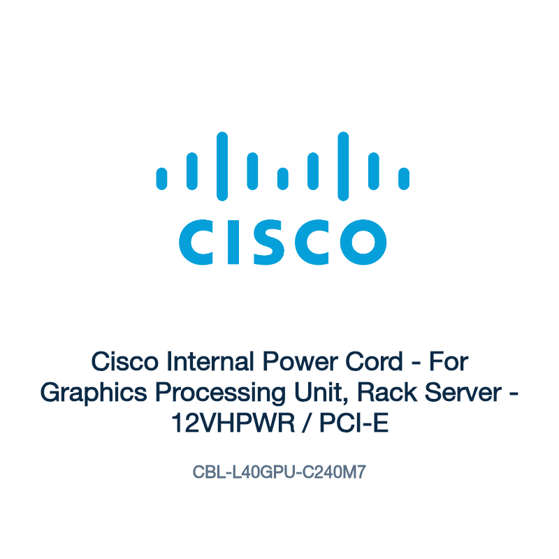 CBL-L40GPU-C240M7: Cisco Internal Power Cord