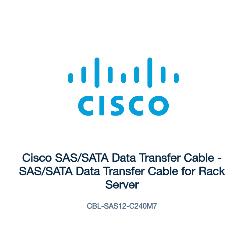 CBL-SAS12-C240M7: Cisco SAS/SATA Data Transfer Cable