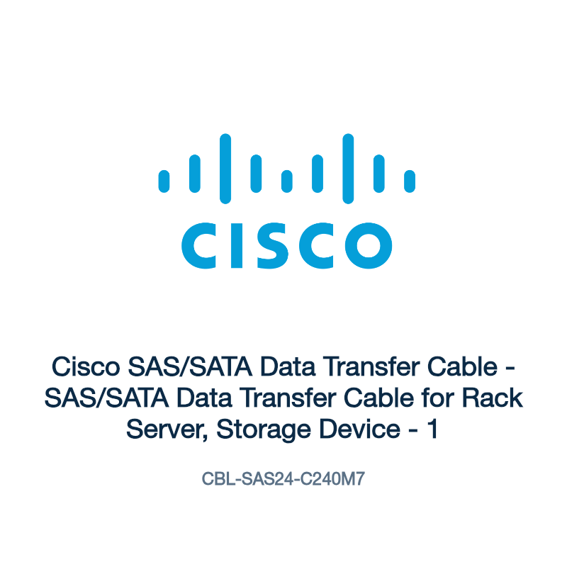 CBL-SAS24-C240M7: Cisco SAS/SATA Data Transfer Cable