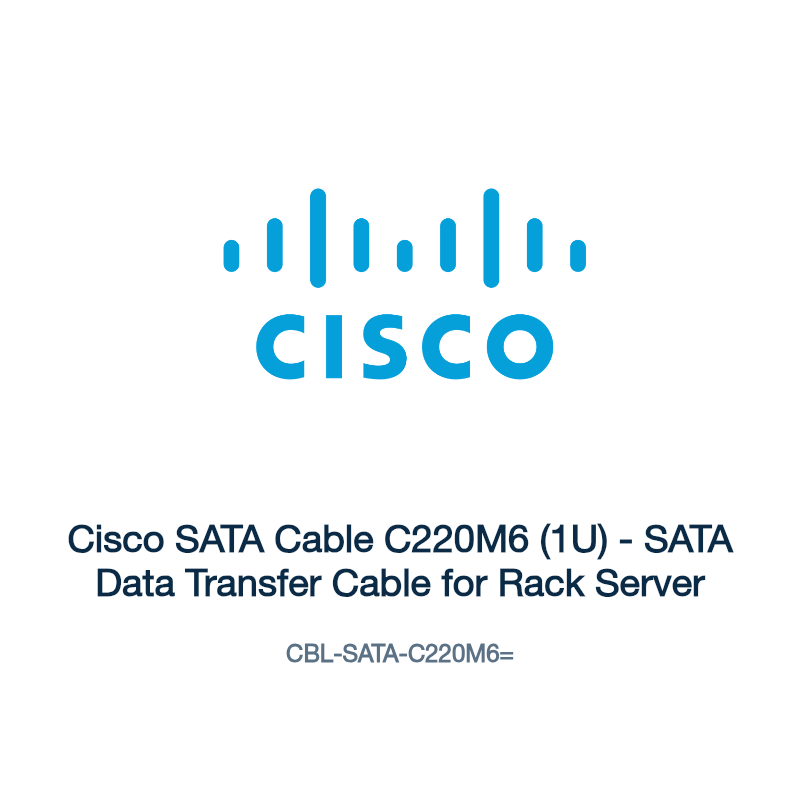 CBL-SATA-C220M6=: Cisco SATA Cable C220M6 (1U)