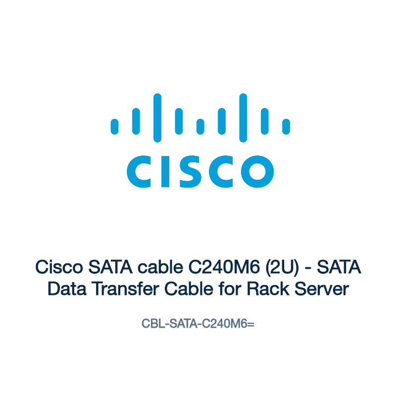 CBL-SATA-C240M6=: Cisco SATA cable C240M6 (2U)