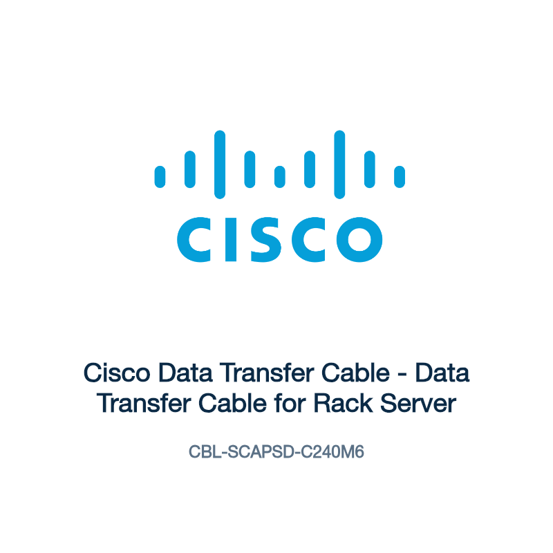 CBL-SCAPSD-C240M6: Cisco Data Transfer Cable