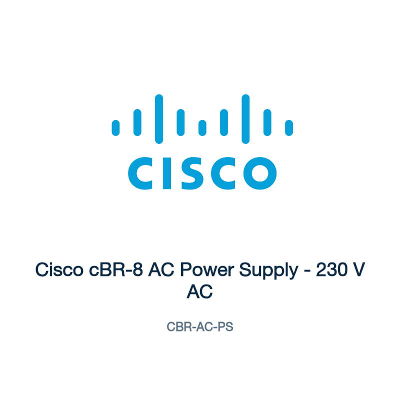 CBR-AC-PS: Cisco cBR-8 AC Power Supply