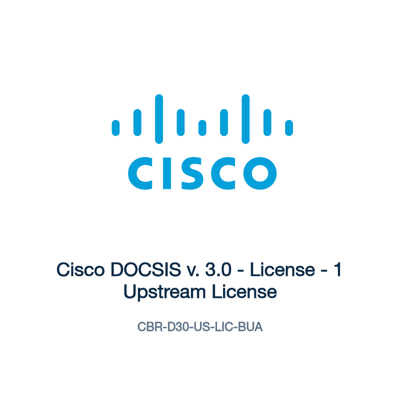 CBR-D30-US-LIC-BUA: Cisco DOCSIS v. 3.0