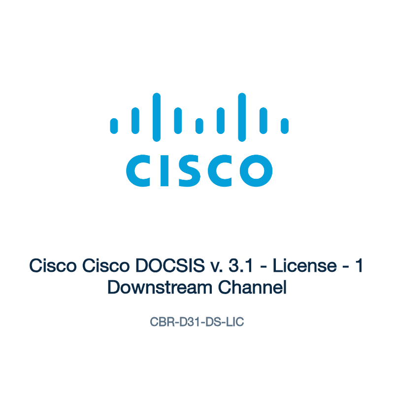 CBR-D31-DS-LIC: Cisco Cisco DOCSIS v. 3.1
