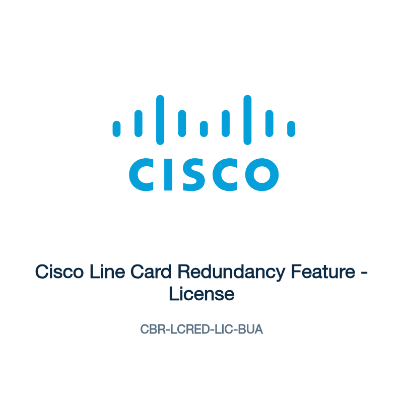 CBR-LCRED-LIC-BUA: Cisco Line Card Redundancy Feature