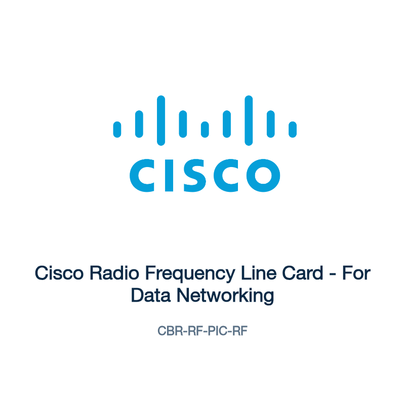 CBR-RF-PIC-RF: Cisco Radio Frequency Line Card