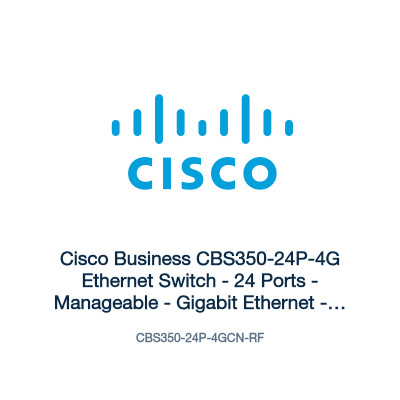 CBS350-24P-4GCN-RF: Cisco Business CBS350-24P-4G Ethernet Switch