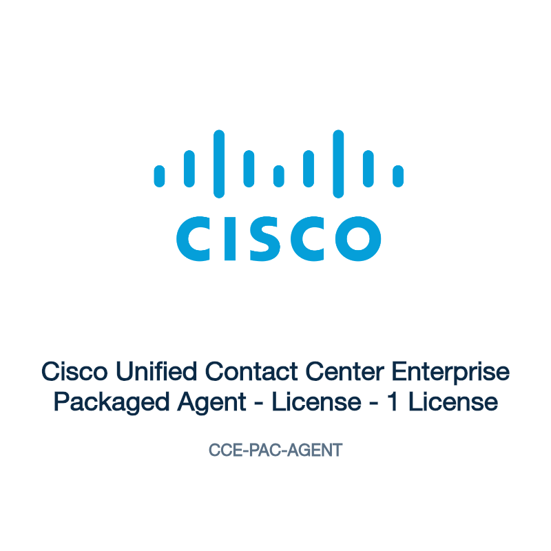 CCE-PAC-AGENT: Cisco Unified Contact Center Enterprise Packaged Agent