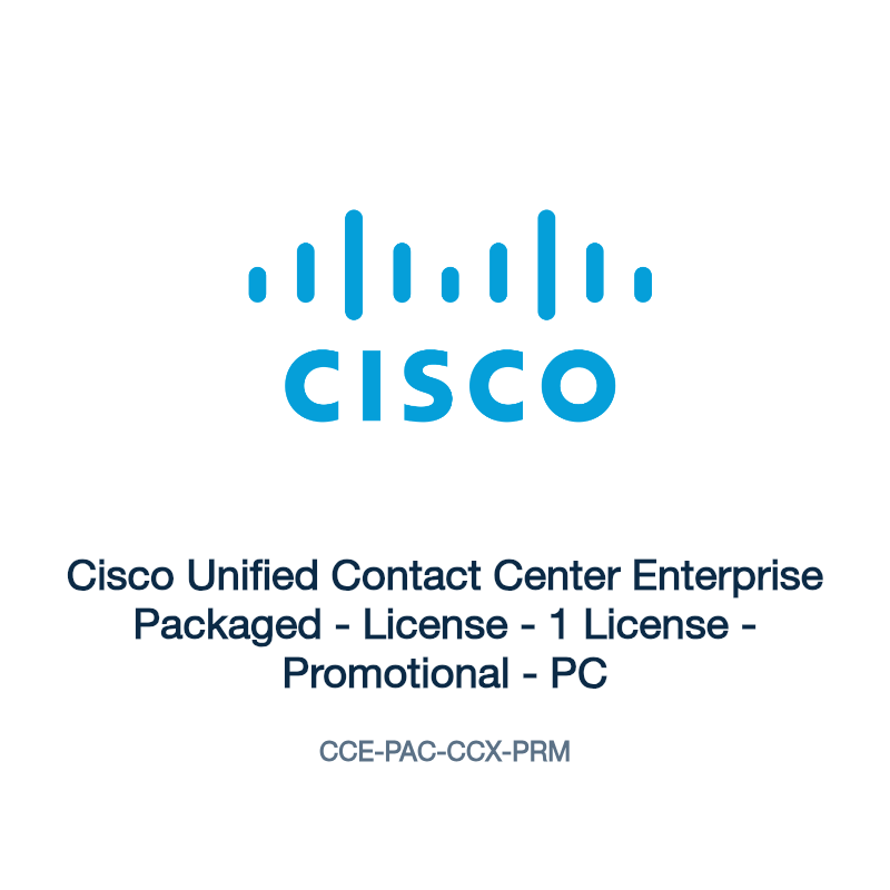 CCE-PAC-CCX-PRM: Cisco Unified Contact Center Enterprise Packaged