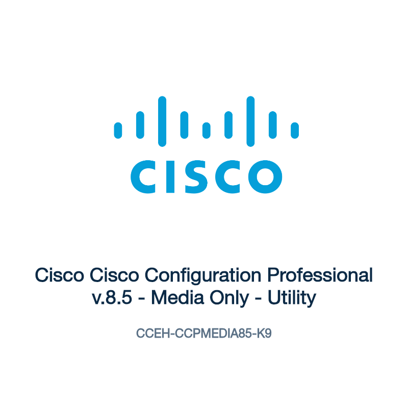 CCEH-CCPMEDIA85-K9: Cisco Cisco Configuration Professional v.8.5