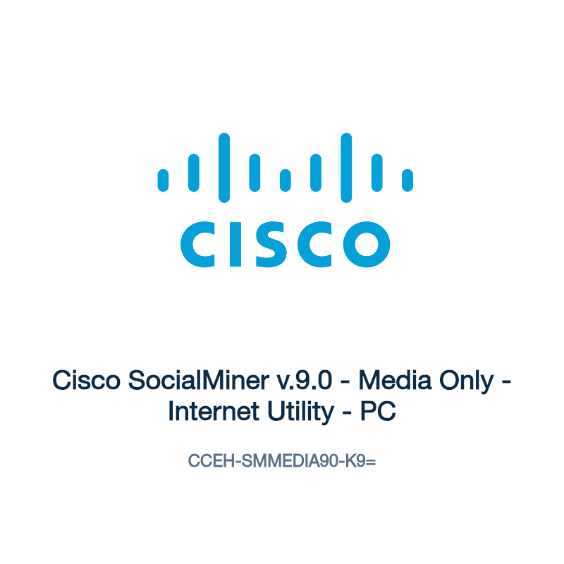 CCEH-SMMEDIA90-K9=: Cisco SocialMiner v.9.0