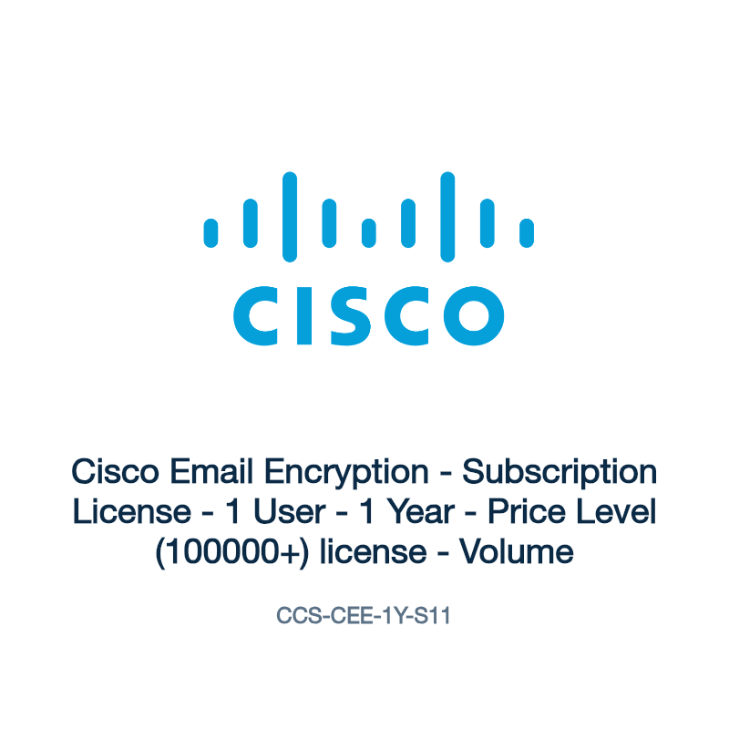 CCS-CEE-1Y-S11: Cisco Email Encryption
