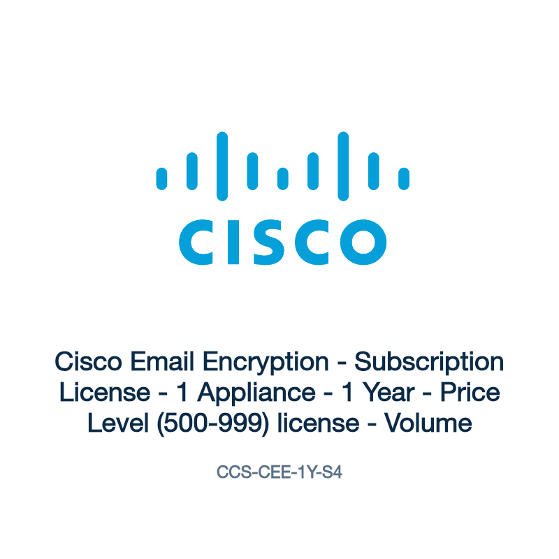 CCS-CEE-1Y-S4: Cisco Email Encryption