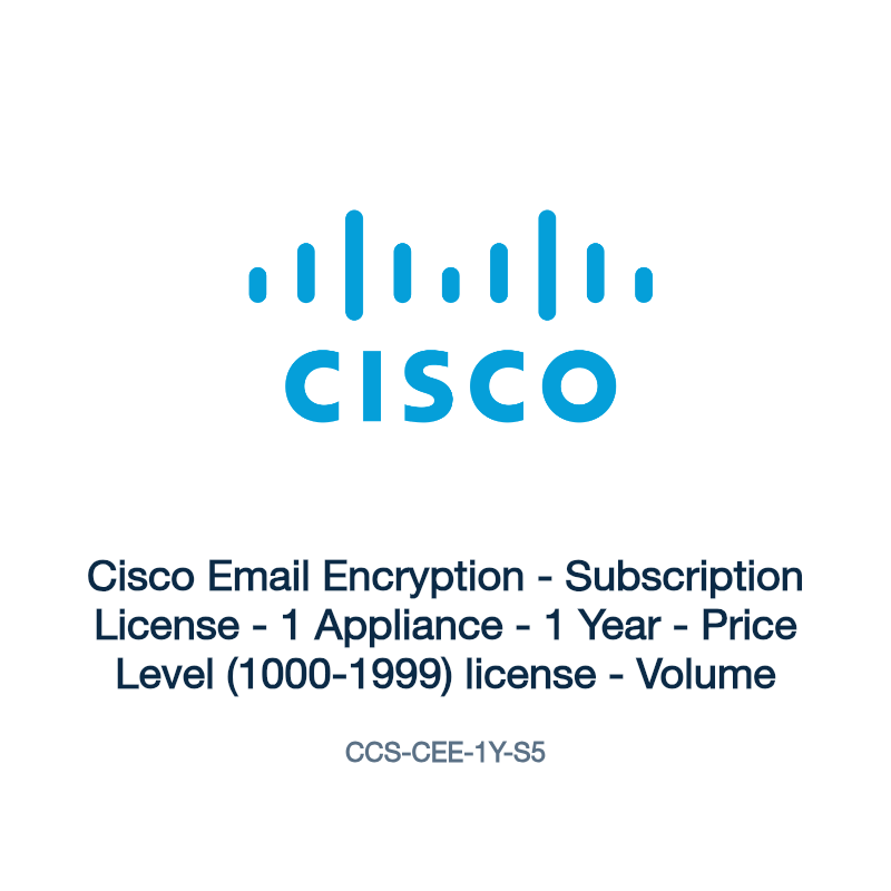 CCS-CEE-1Y-S5: Cisco Email Encryption