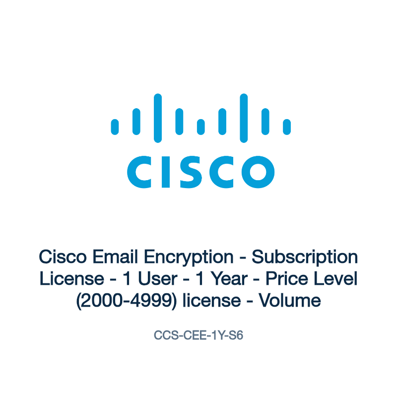 CCS-CEE-1Y-S6: Cisco Email Encryption