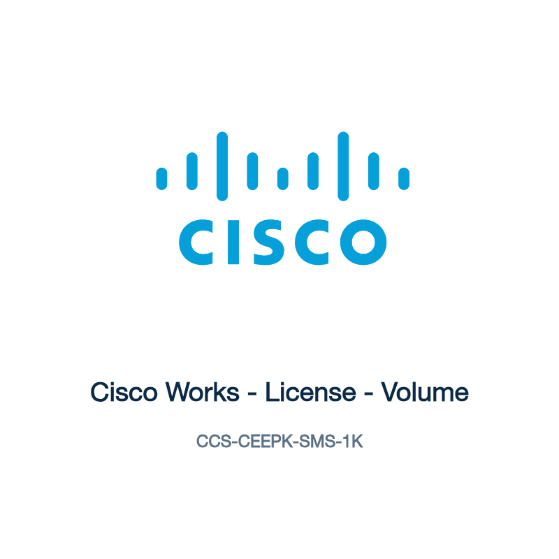 CCS-CEEPK-SMS-1K: Cisco Works - License - Volume