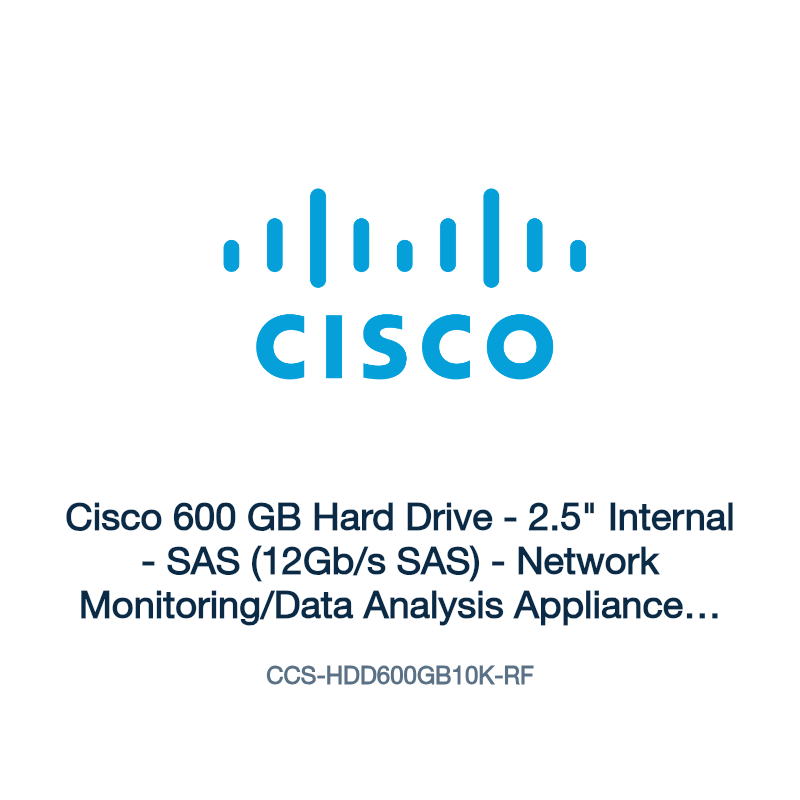 CCS-HDD600GB10K-RF: Cisco 600 GB Hard Drive