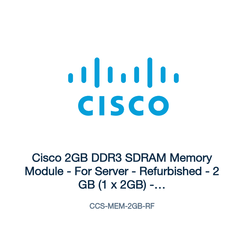 CCS-MEM-2GB-RF: Cisco 2GB DDR3 SDRAM Memory Module