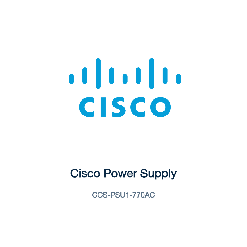CCS-PSU1-770AC: Cisco Power Supply