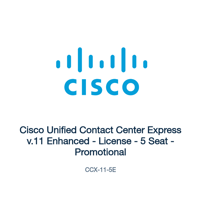 CCX-11-5E: Cisco Unified Contact Center Express v.11 Enhanced