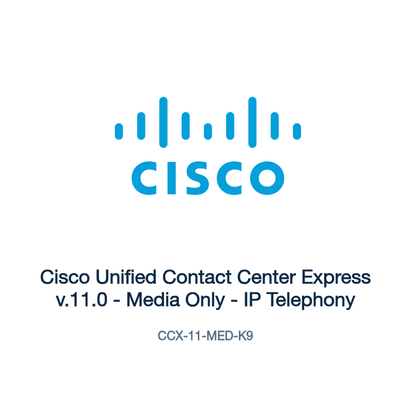 CCX-11-MED-K9: Cisco Unified Contact Center Express v.11.0