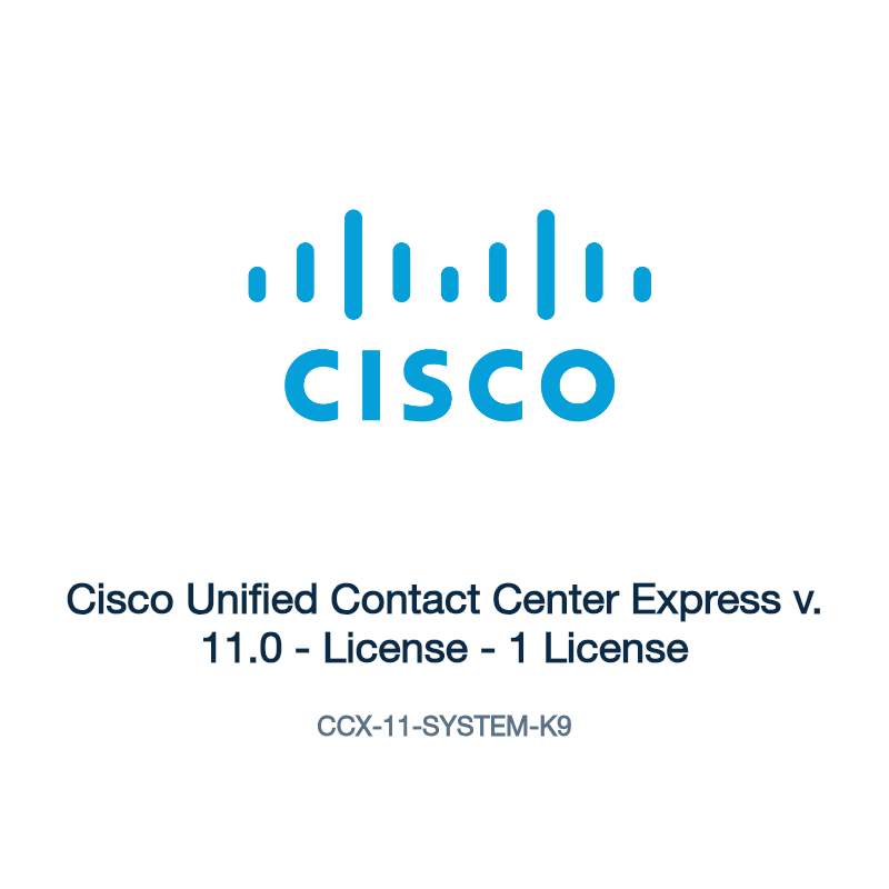 CCX-11-SYSTEM-K9: Cisco Unified Contact Center Express v. 11.0
