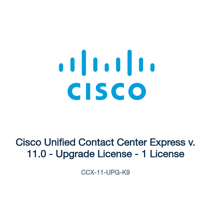 CCX-11-UPG-K9: Cisco Unified Contact Center Express v. 11.0