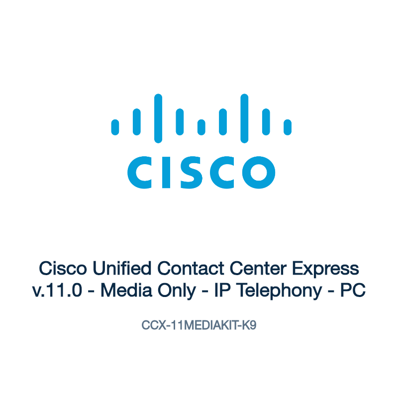 CCX-11MEDIAKIT-K9: Cisco Unified Contact Center Express v.11.0