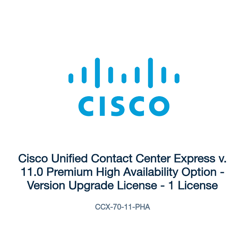CCX-70-11-PHA: Cisco Unified Contact Center Express v. 11.0 Premium High