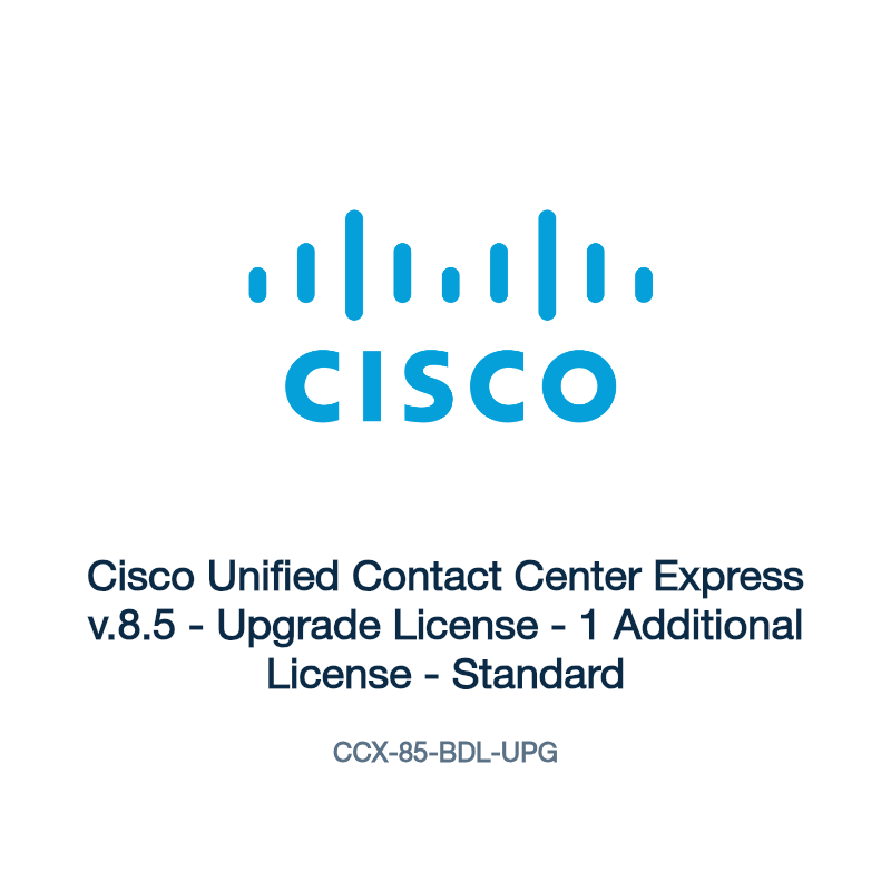 CCX-85-BDL-UPG: Cisco Unified Contact Center Express v.8.5
