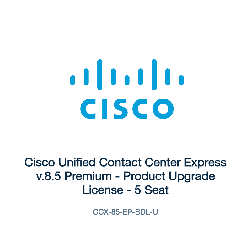CCX-85-EP-BDL-U: Cisco Unified Contact Center Express v.8.5 Premium
