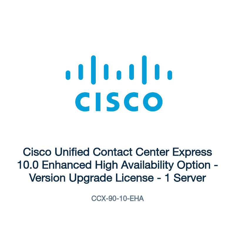 CCX-90-10-EHA: Cisco Unified Contact Center Express 10.0 Enhanced High Availability