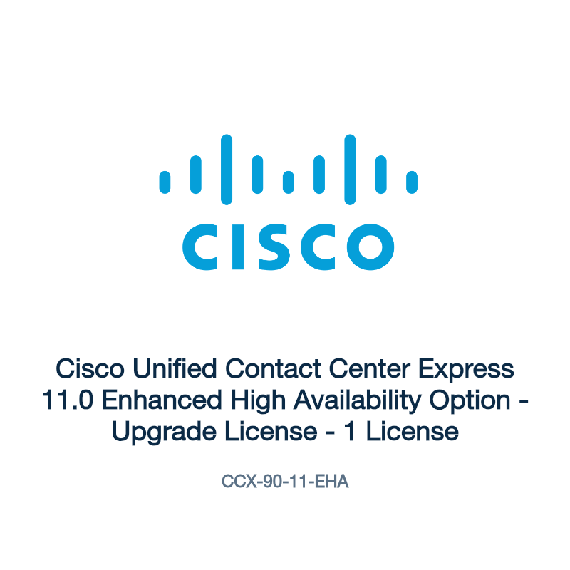 CCX-90-11-EHA: Cisco Unified Contact Center Express 11.0 Enhanced High Availability