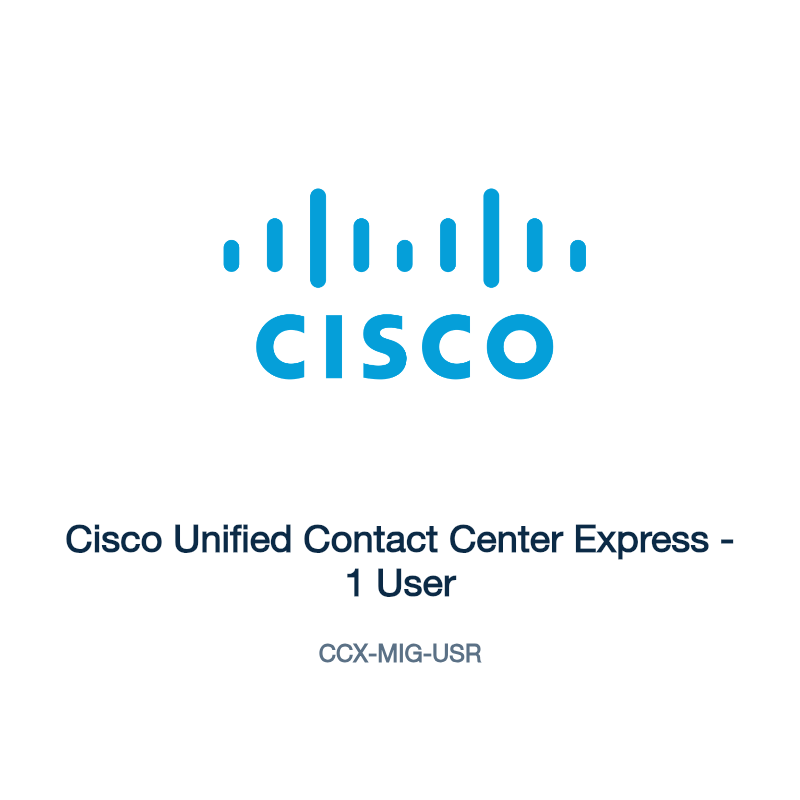 CCX-MIG-USR: Cisco Unified Contact Center Express