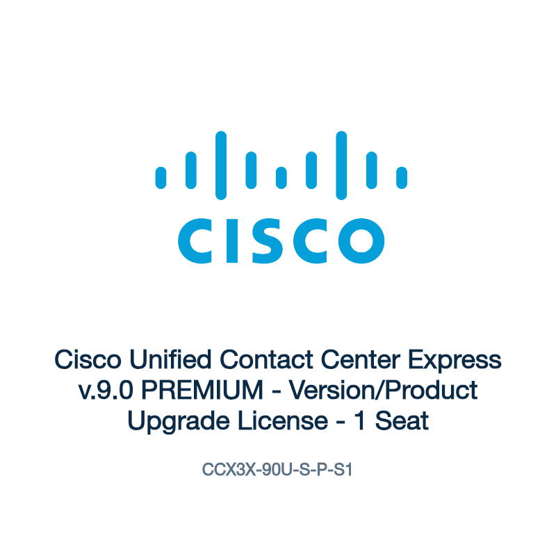 CCX3X-90U-S-P-S1: Cisco Unified Contact Center Express v.9.0 PREMIUM
