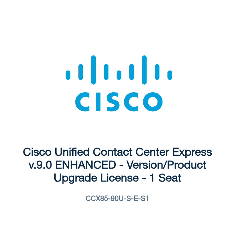 CCX85-90U-S-E-S1: Cisco Unified Contact Center Express v.9.0 ENHANCED