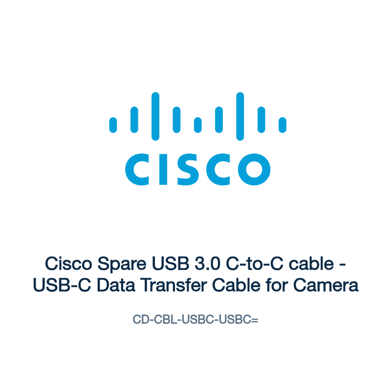 CD-CBL-USBC-USBC=: Cisco Spare USB 3.0 C-to-C cable