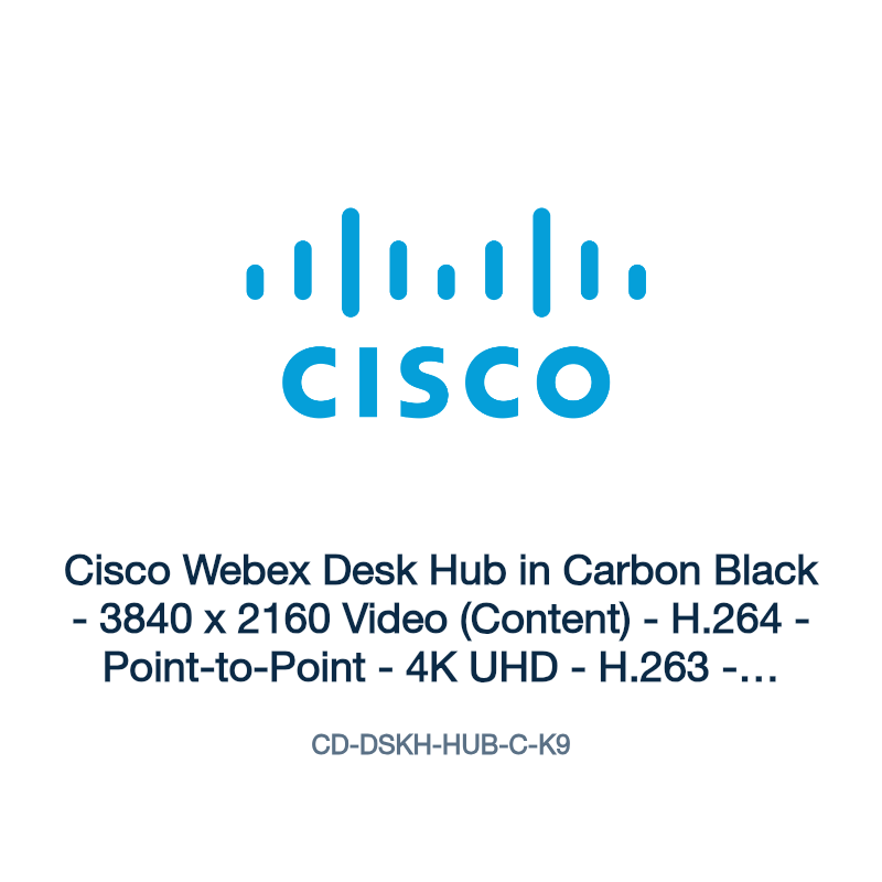 CD-DSKH-HUB-C-K9: Cisco Webex Desk Hub in Carbon Black