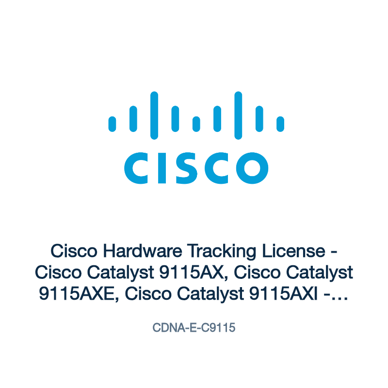 CDNA-E-C9115: Cisco Hardware Tracking License