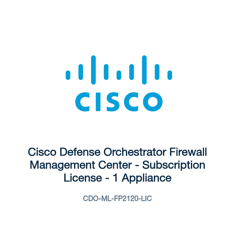 CDO-ML-FP2120-LIC: Cisco Defense Orchestrator Firewall Management Center