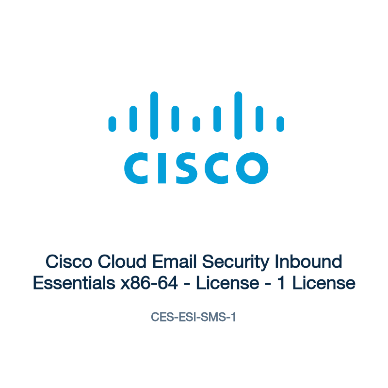 CES-ESI-SMS-1: Cisco Cloud Email Security Inbound Essentials x86-64
