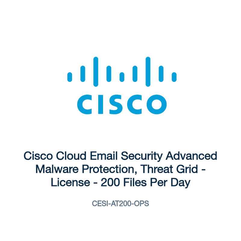 CESI-AT200-OPS: Cisco Cloud Email Security Advanced Malware Protection, Threat Grid