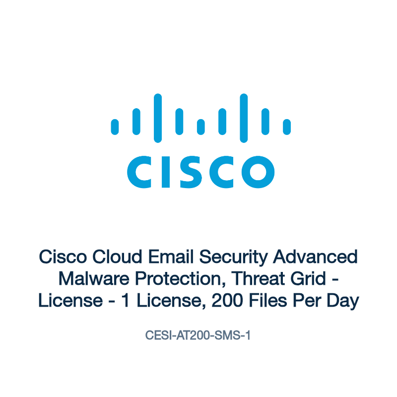 CESI-AT200-SMS-1: Cisco Cloud Email Security Advanced Malware Protection, Threat Grid