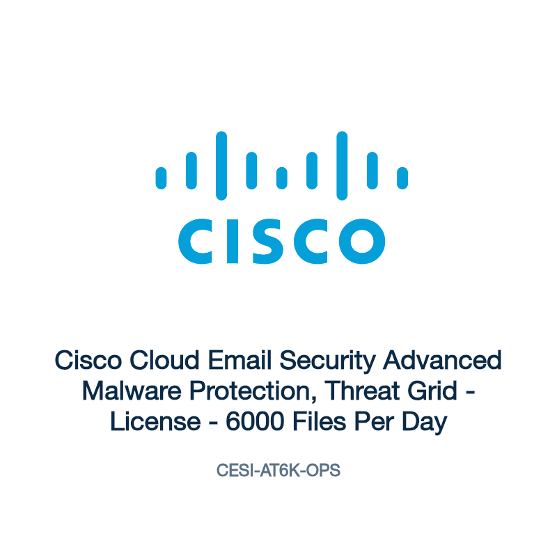 CESI-AT6K-OPS: Cisco Cloud Email Security Advanced Malware Protection, Threat Grid