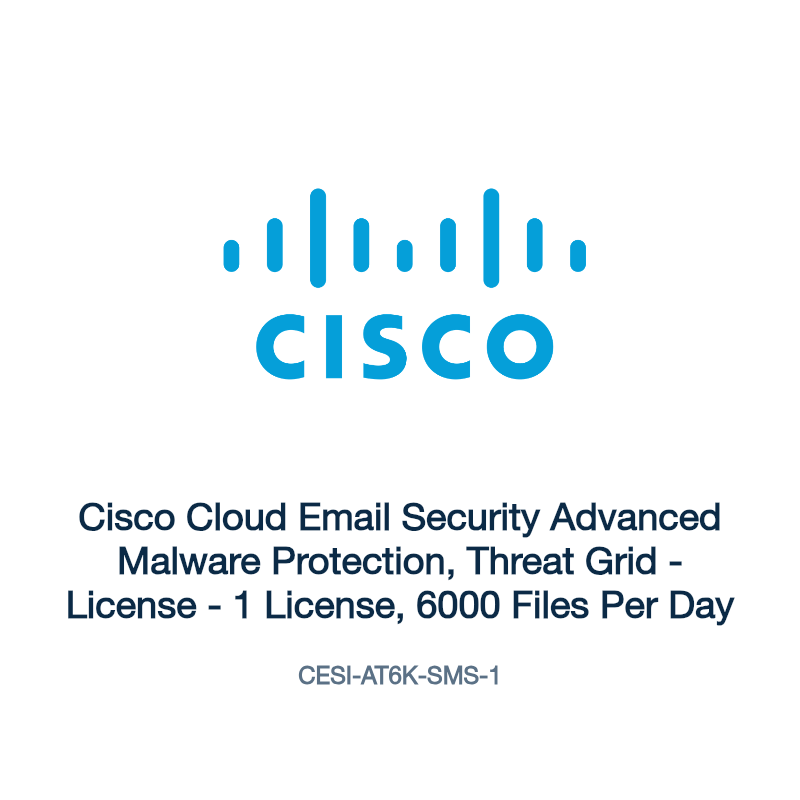 CESI-AT6K-SMS-1: Cisco Cloud Email Security Advanced Malware Protection, Threat Grid