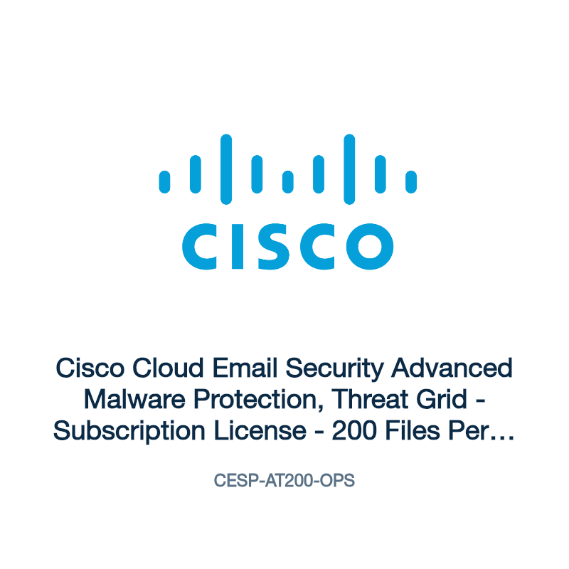 CESP-AT200-OPS: Cisco Cloud Email Security Advanced Malware Protection, Threat Grid