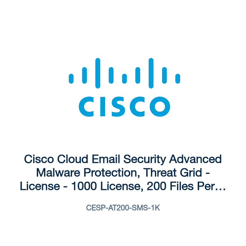 CESP-AT200-SMS-1K: Cisco Cloud Email Security Advanced Malware Protection, Threat Grid