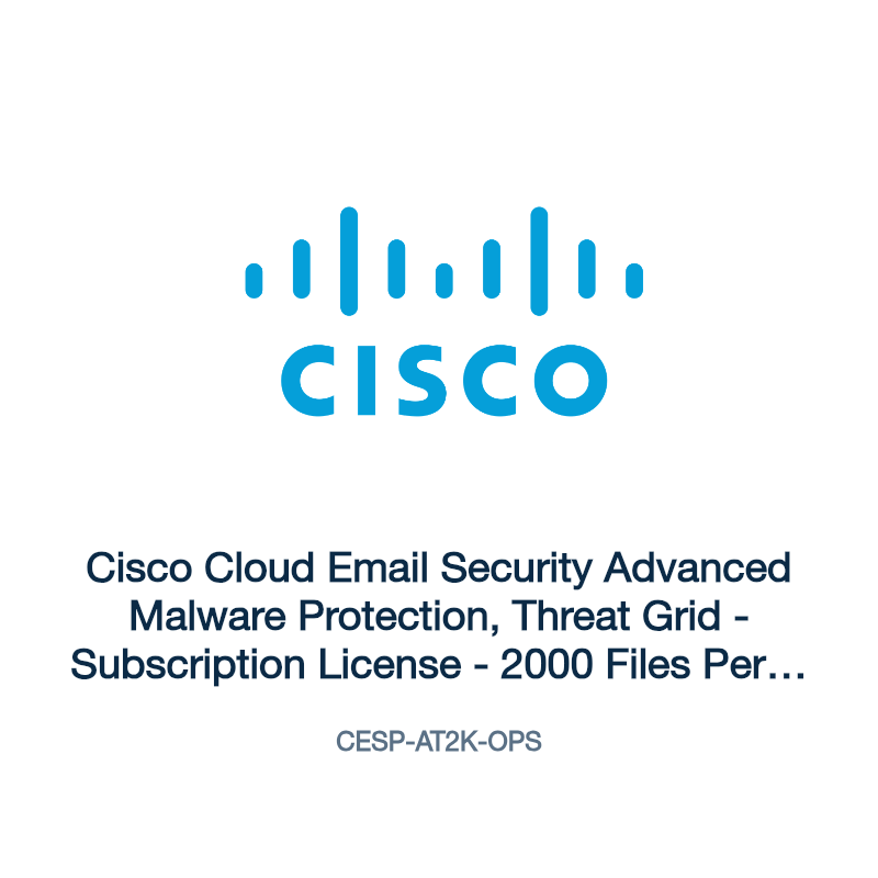 CESP-AT2K-OPS: Cisco Cloud Email Security Advanced Malware Protection, Threat Grid